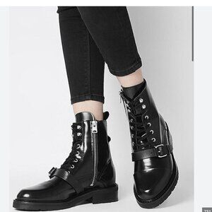 ALL SAINTS black combat Boots size 39 eur (8)